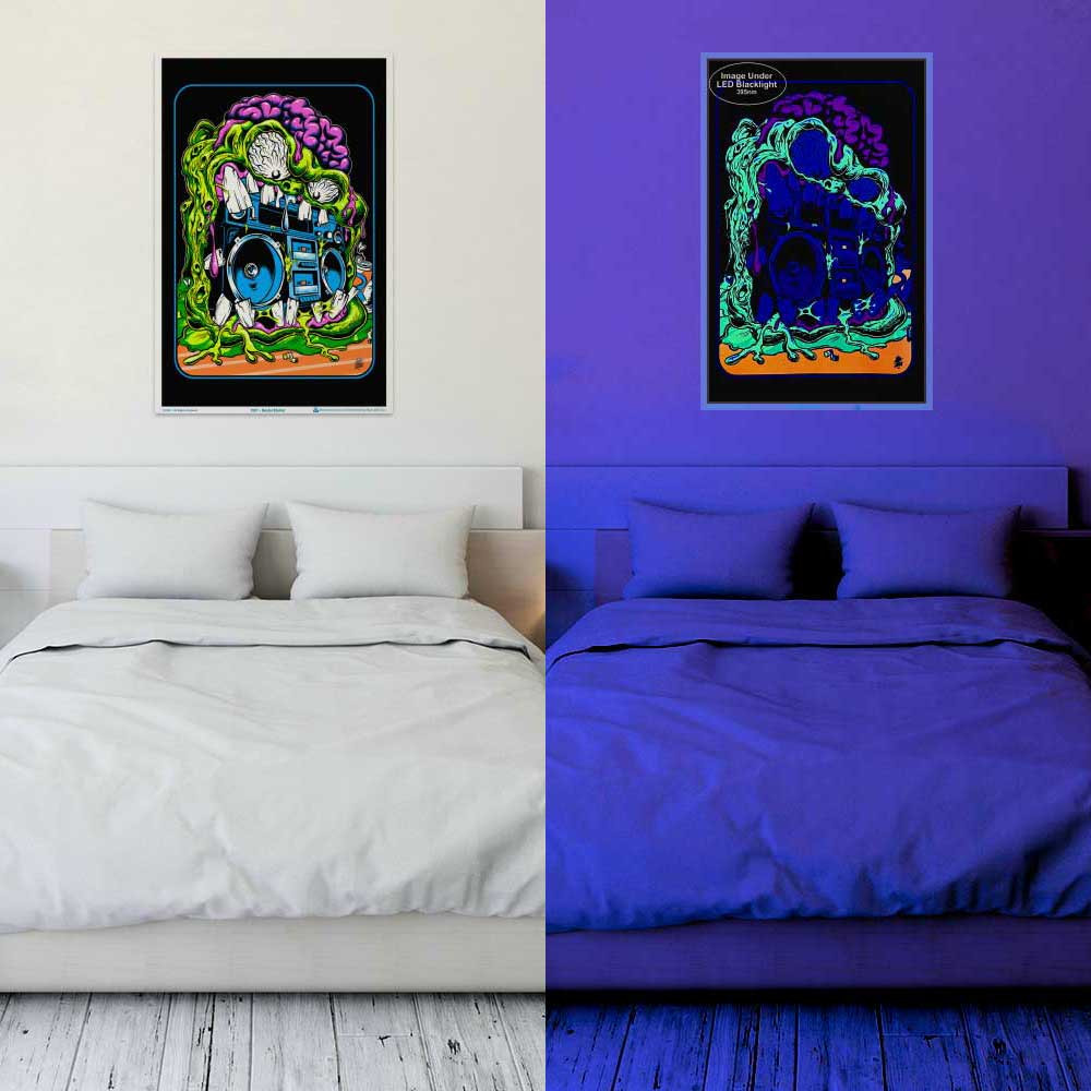 Master Blaster by Dirty Donny Blacklight Poster 23