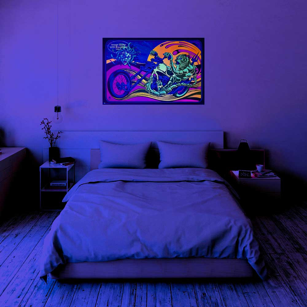 Gettin Stoned by Dirty Donny Non-Flocked Blacklight Poster - 36