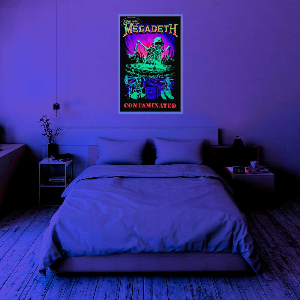 Megadeth - Contamination Blacklight Poster 23