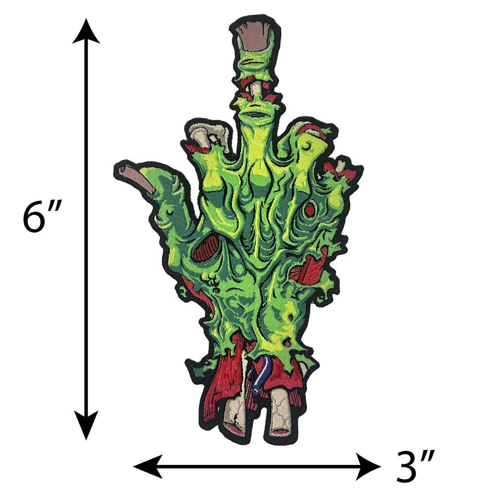 Zombie Finger - Woven Patch - 3