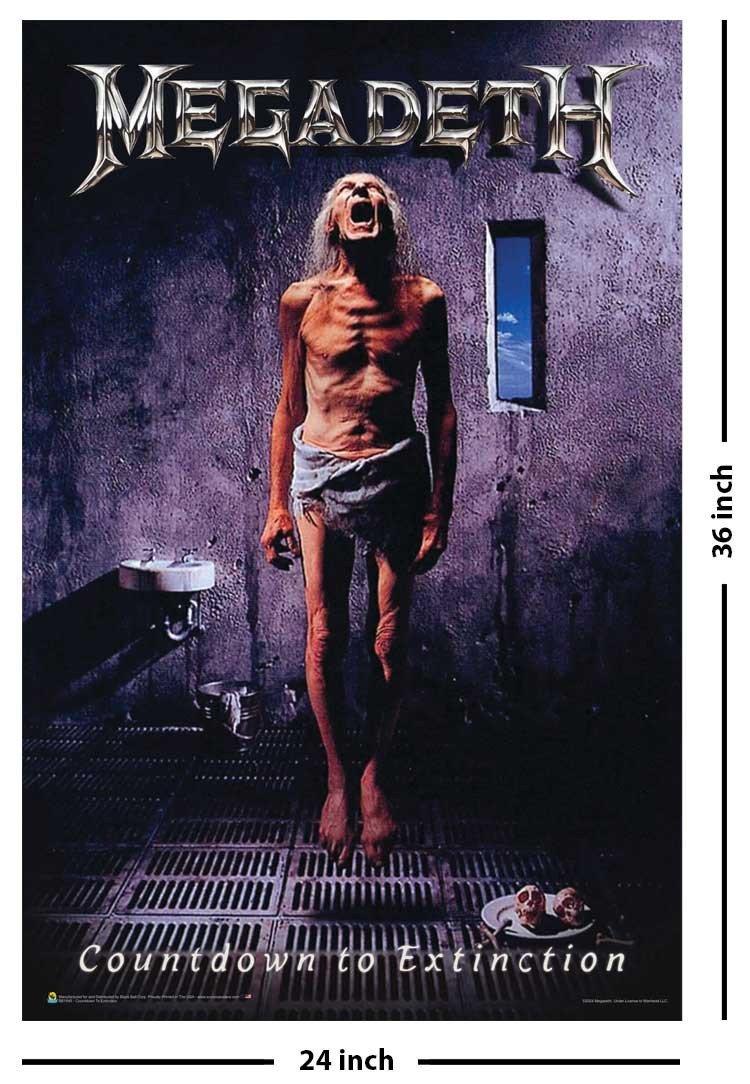 Megadeth - Countdown Officially Licensed Music Poster - 24