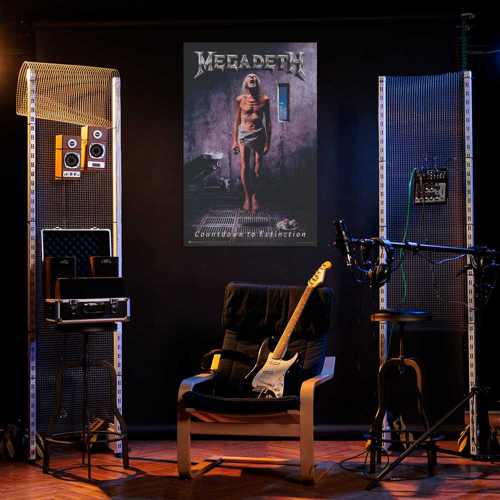 Megadeth - Countdown Officially Licensed Music Poster - 24