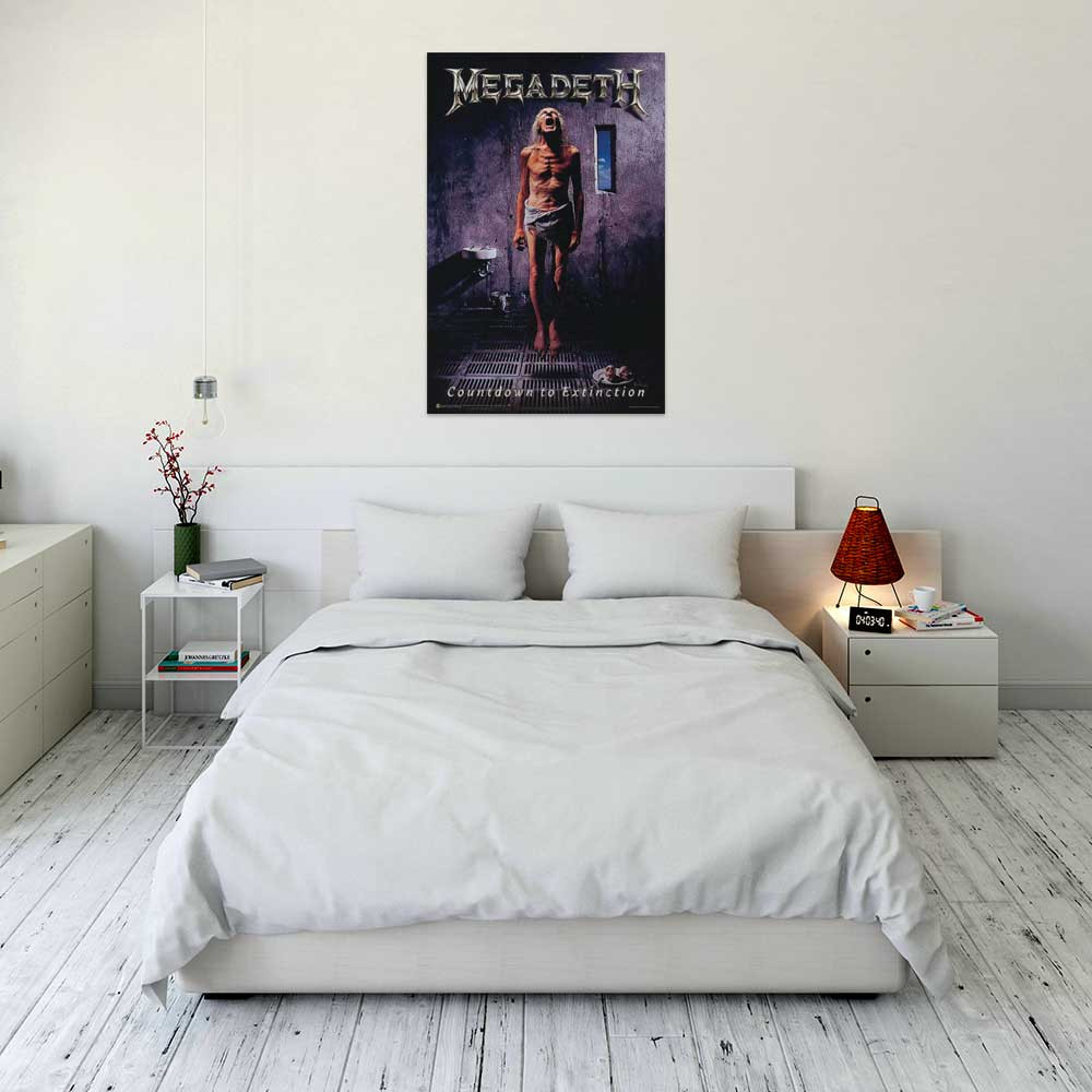 MEGADETH サイン入りドラムヘッド 写真付き Megadeth『Megadeth』 | ワードレコーズ・ダイレクト