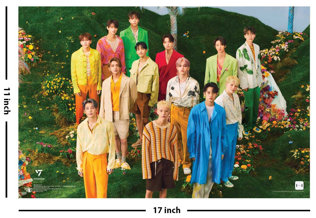 SEVENTEEN - New Beginning Officially Licensed Mini Music Poster