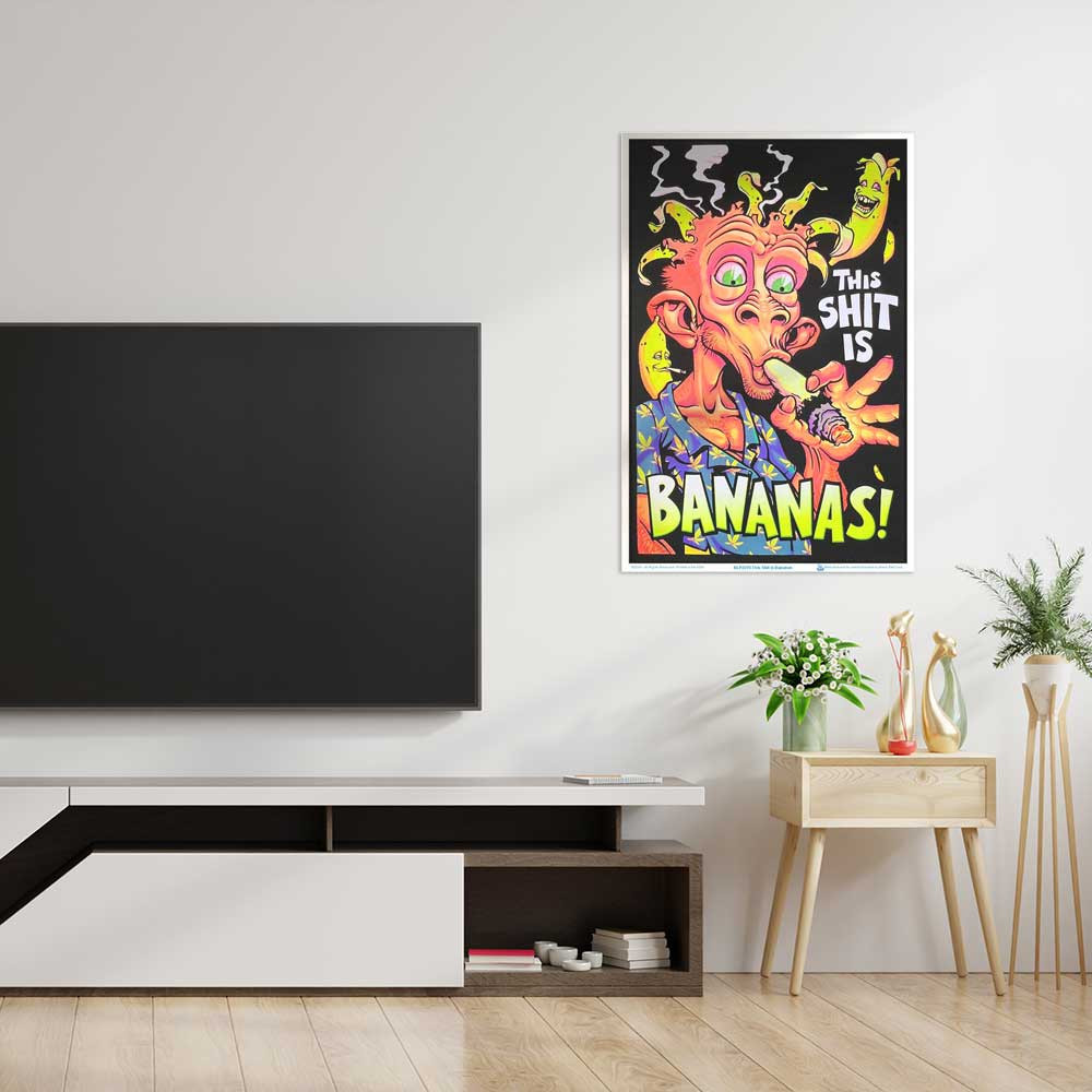 This Shit Is Bananas Blacklight Poster 23