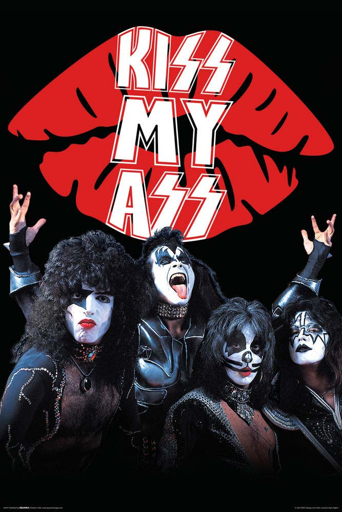 見本盤のみ特別企画 帯付きKISS 「DOUBLE〜&KISS MY ASS」 KISS - Kiss My Ass Music Poster - 24