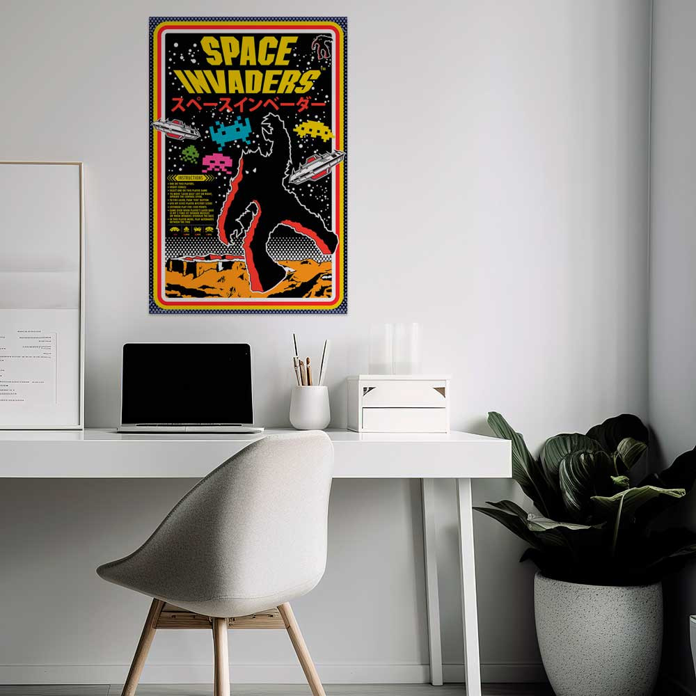Space Invaders Video Game Poster - 24