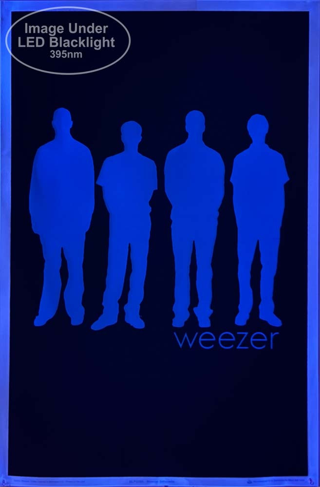 Weezer Silhouette Blacklight Poster 23