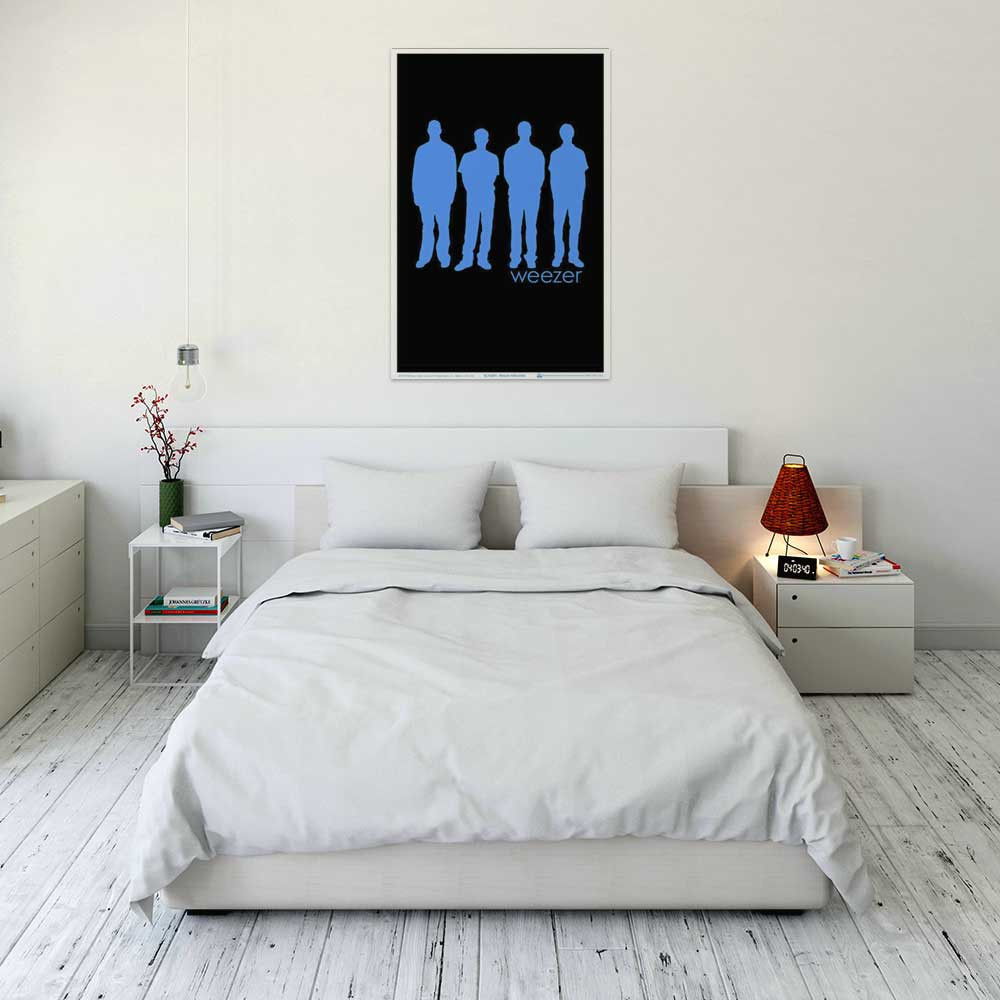Weezer Silhouette Blacklight Poster 23