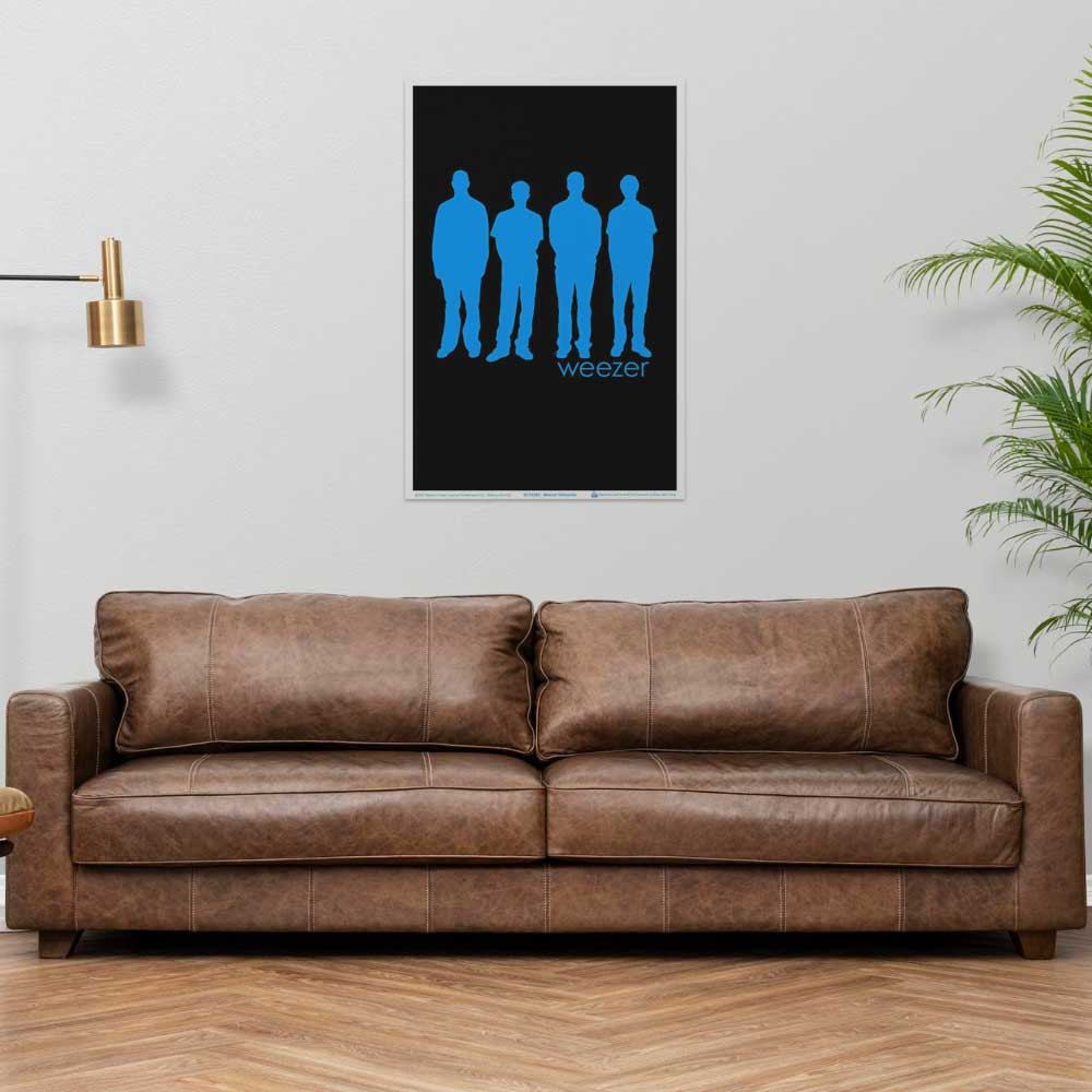 Weezer Silhouette Blacklight Poster 23