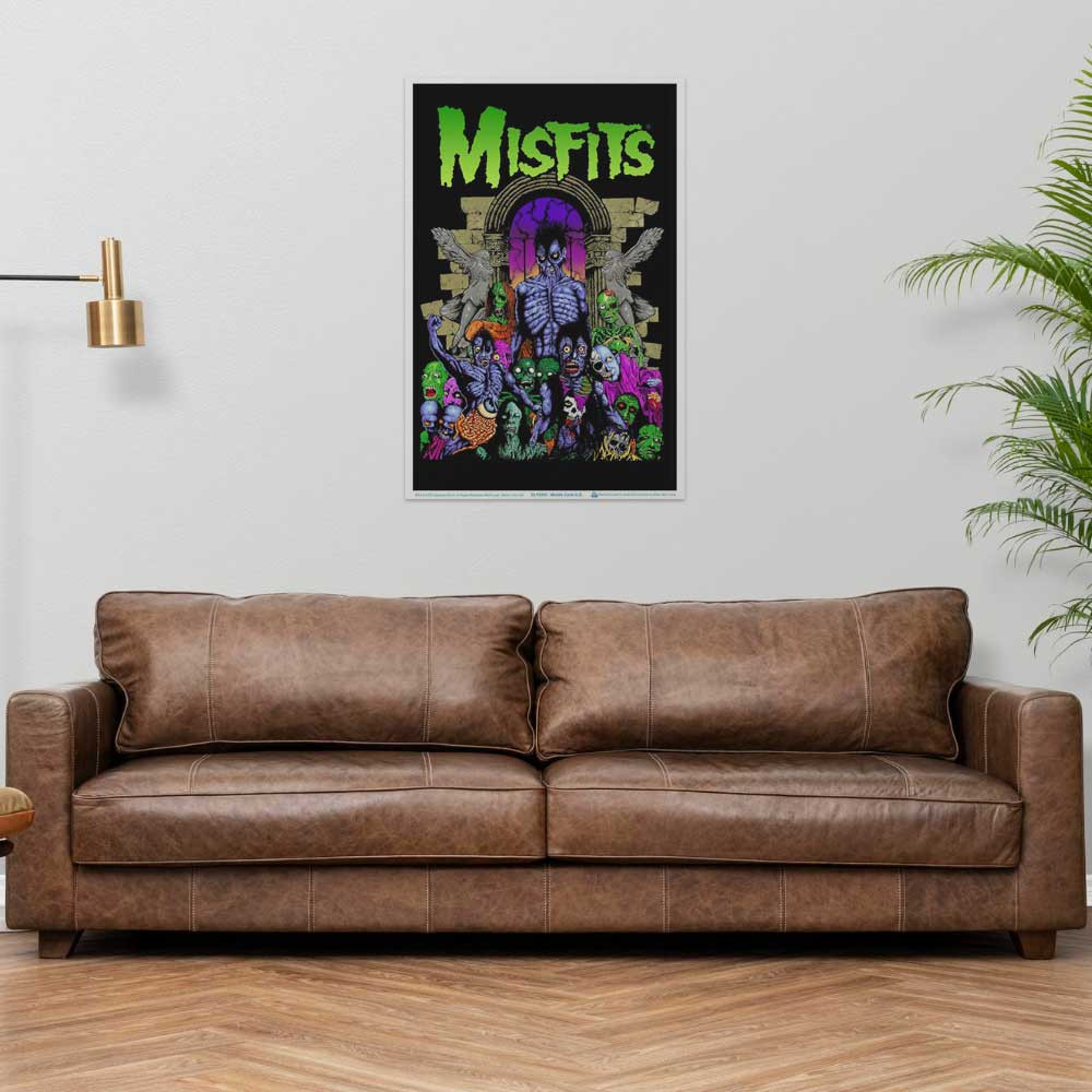 Misfits Earth A.D. Blacklight Poster 23