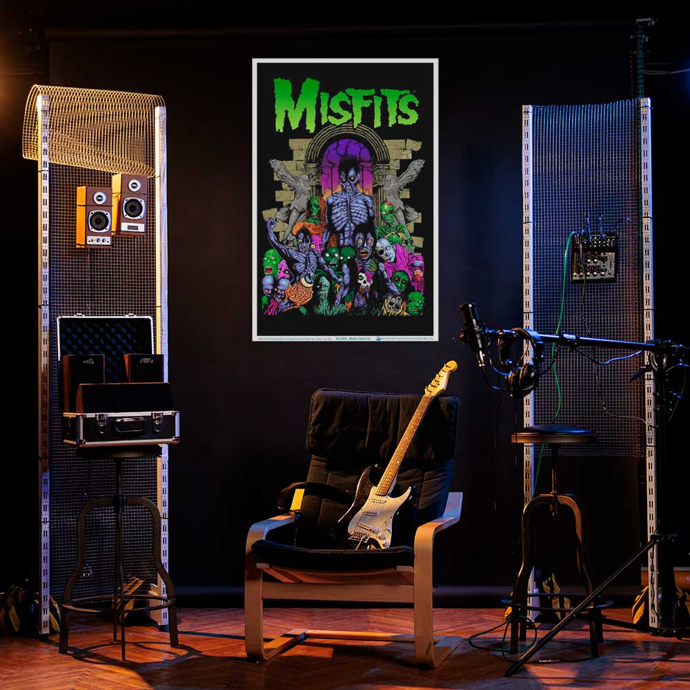 Misfits Earth A.D. Blacklight Poster 23