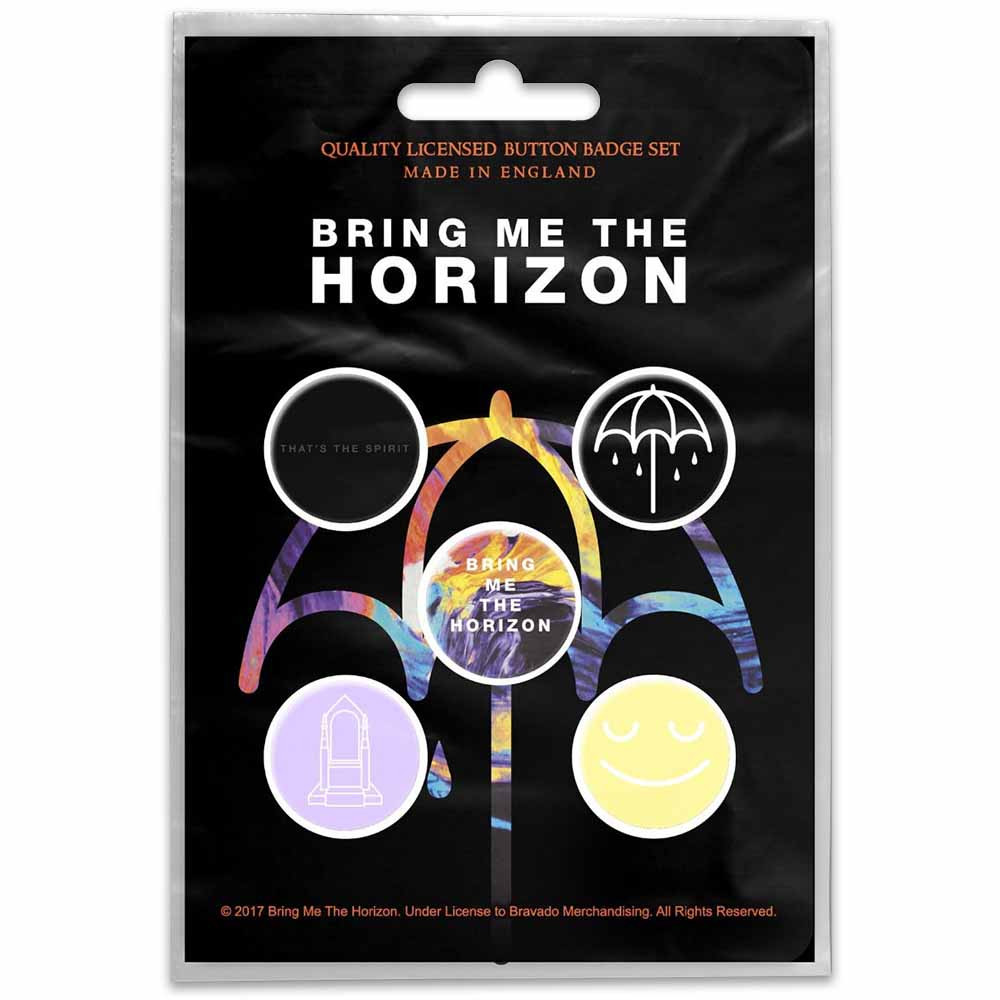 Bring me the horizon パッチ&バッチセット Bring Me The Horizon Button Badge Set (Set of 5)