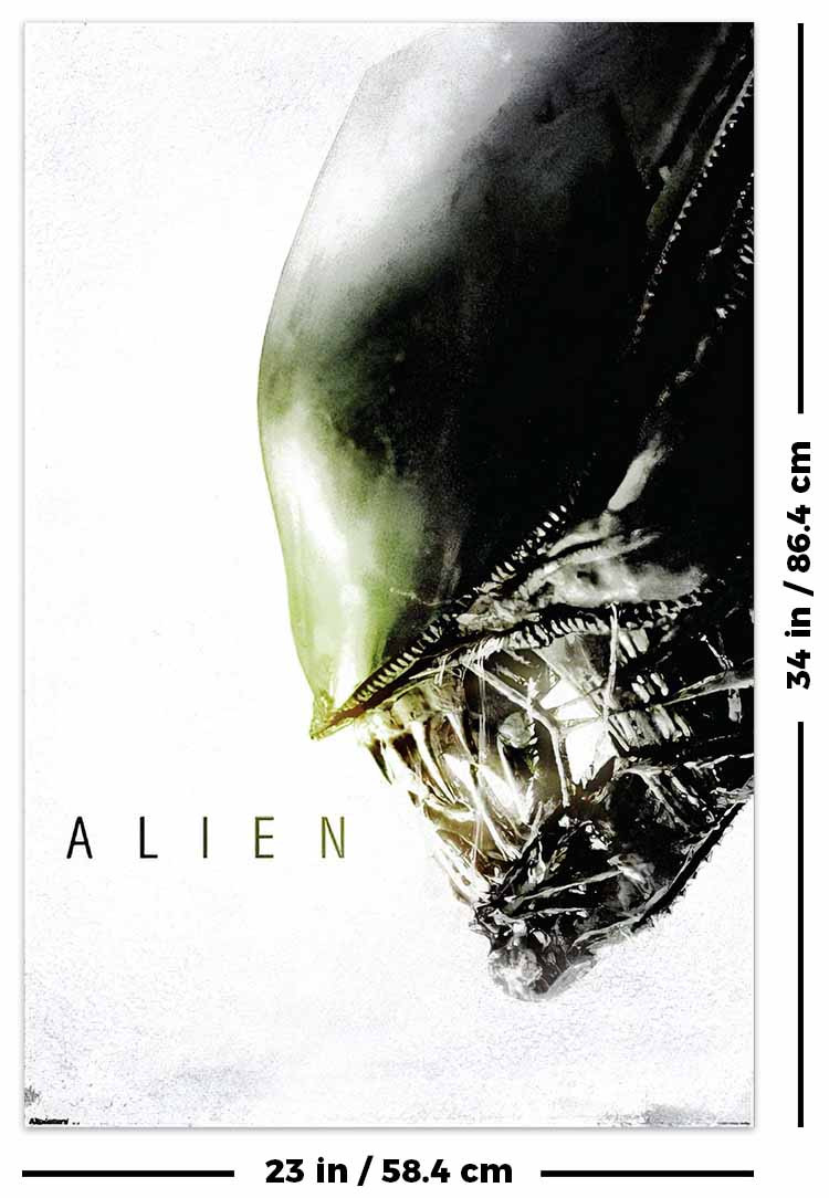 Alien Profile Movie Poster- 23.375