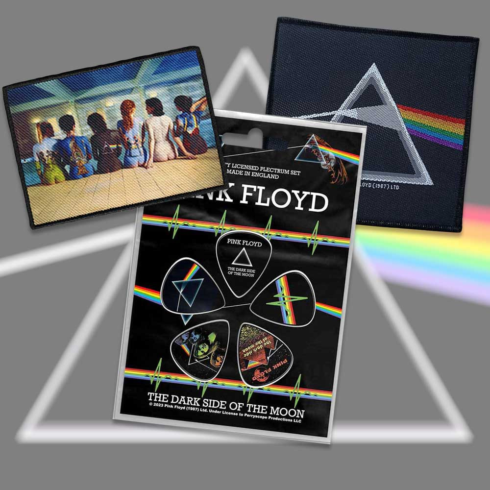 Pink Floyd Officially Licensed Gift Set - 1 Standard Embroidered