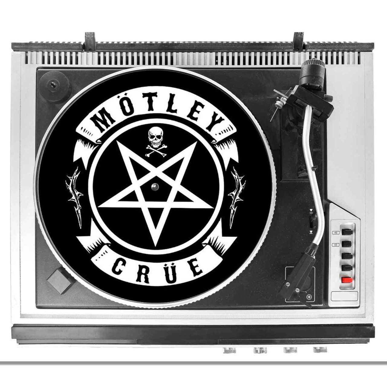 Motley Crue - Skull & Pentagram Slipmat (2pc set) - 12
