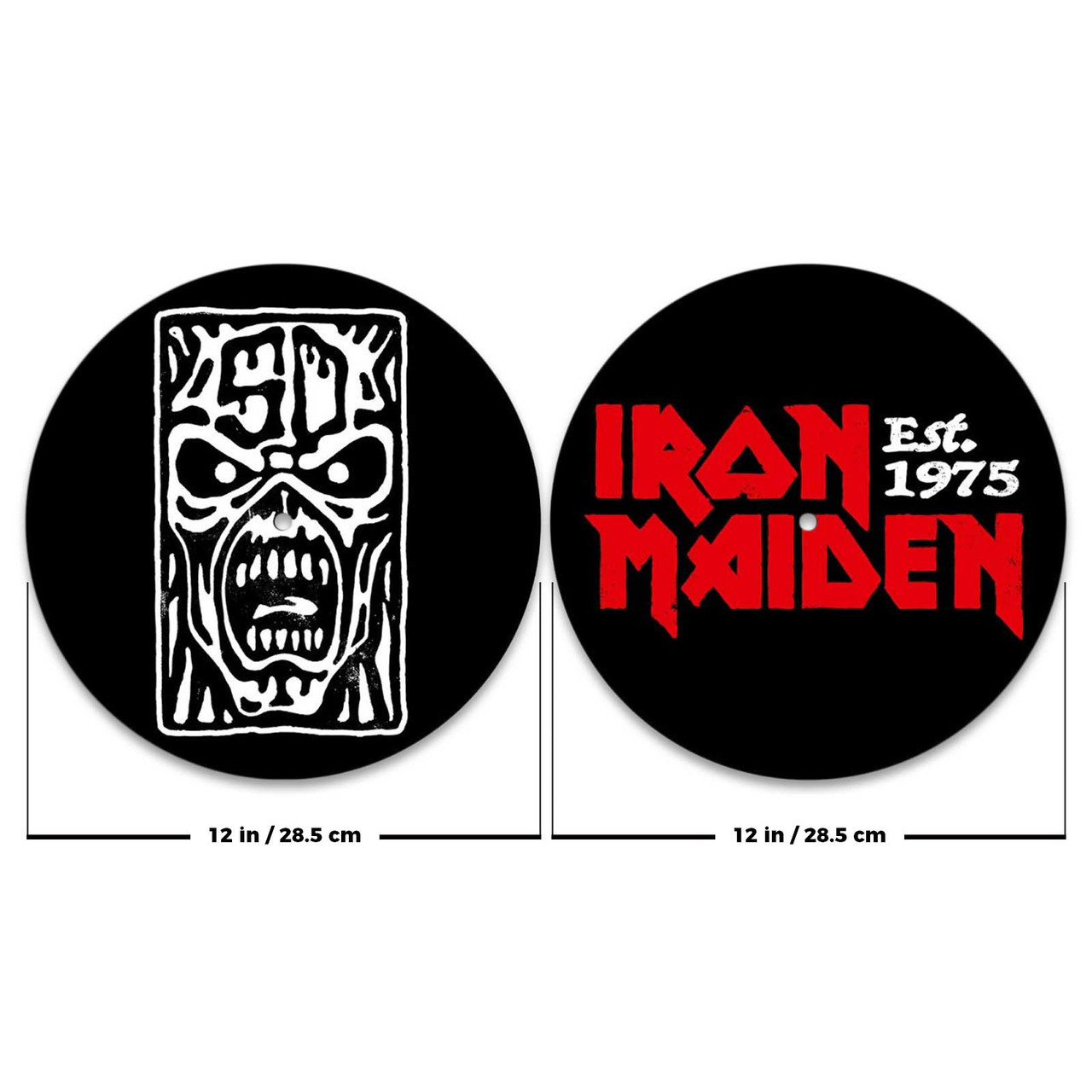 Iron Maiden - Est 1975 Slipmat (2pc set) - 12” - Blacklight.com