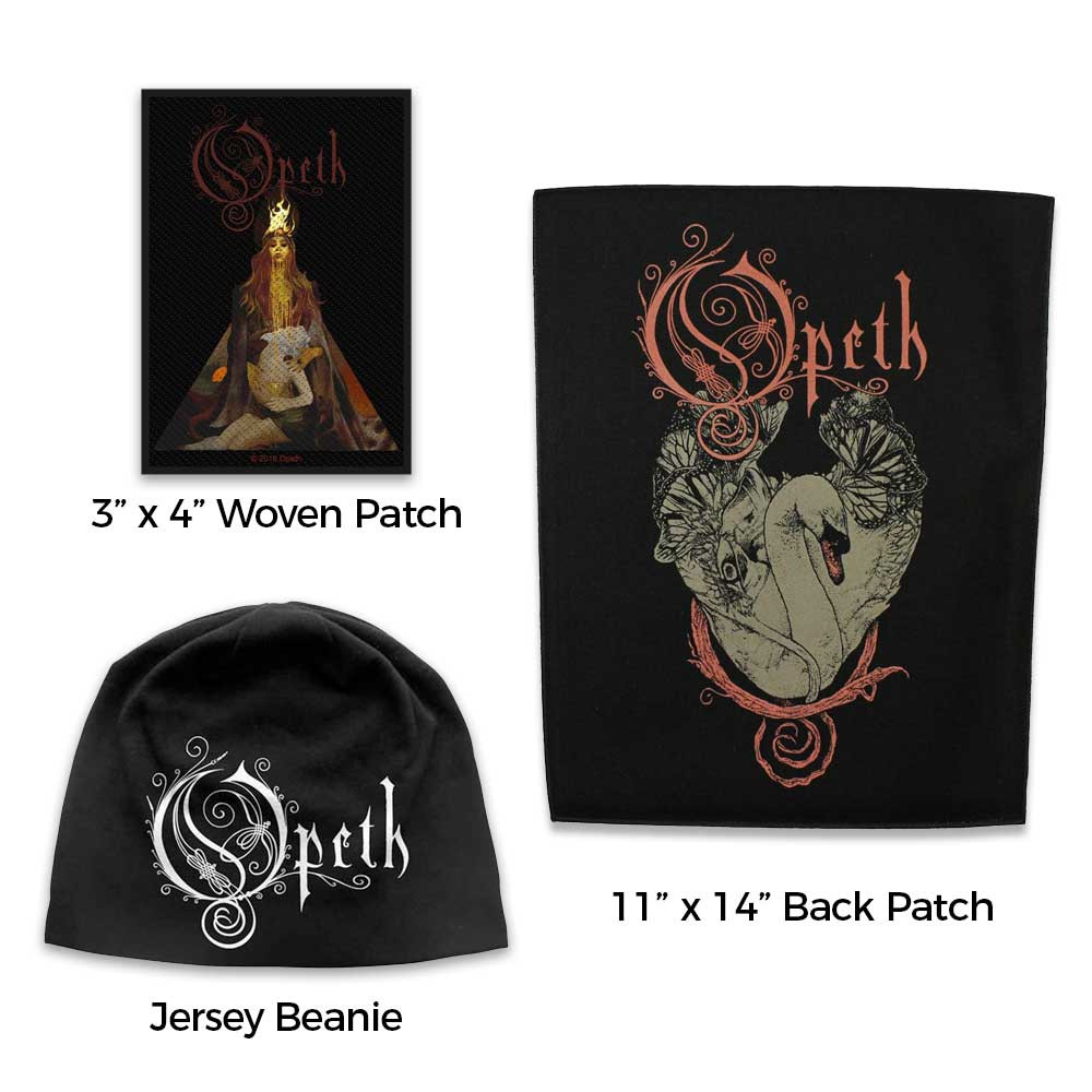 Opeth Officially Licensed Band Merch Gift Set - 1 Jersey Beanie, 1