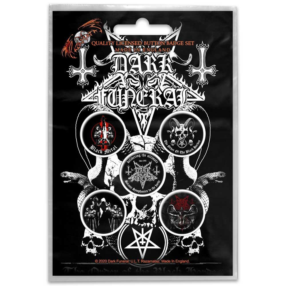 dark funeral MPI帯付き Dark Funeral Officially Licensed Band Merch Gift Set - 1 Jersey