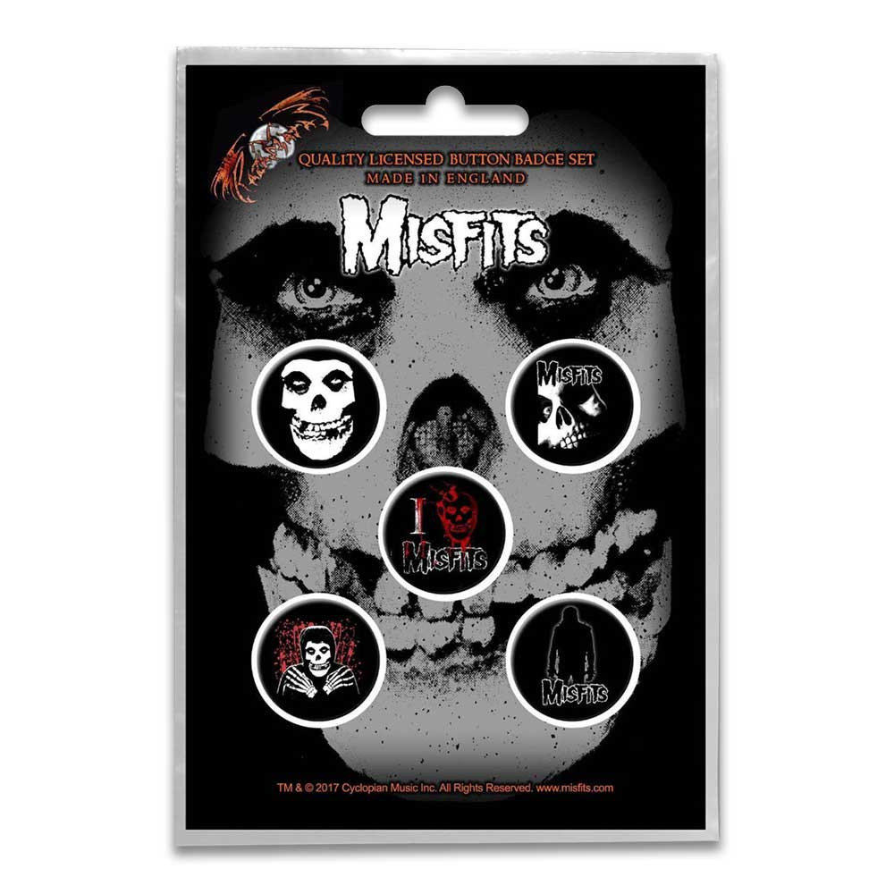 Misfits Officially Licensed Band Merch Gift Set - 1 Back Patch, 1