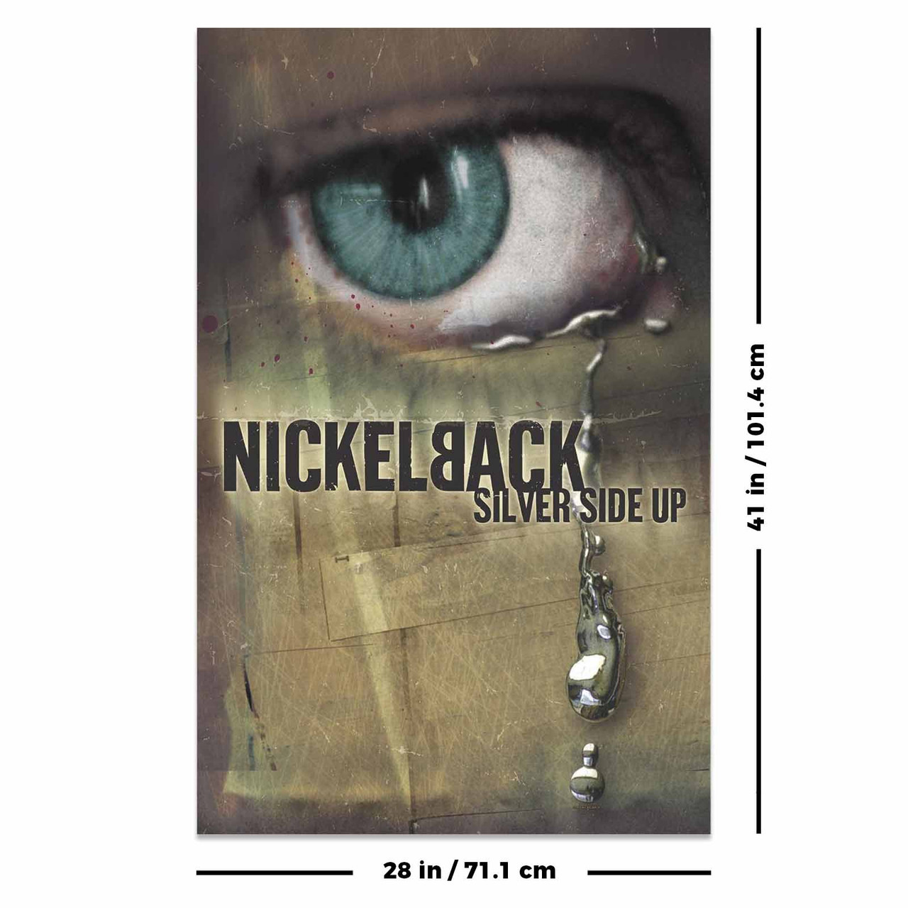 Nickelback - Silver Side Up Textile/Fabric Poster - 28