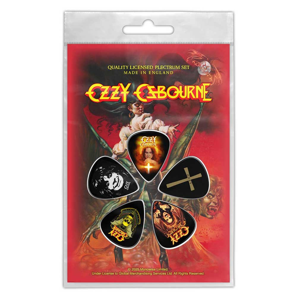 Ozzy Osbourne - The Ultimate Sin Guitar Picks (Set of 5