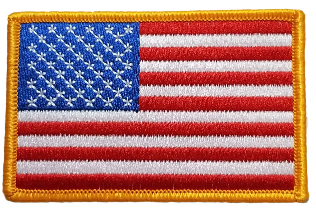 US Flag Patch | Velcro, 2 x 3.25