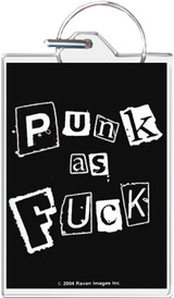 Punk As F*ck Keychain