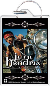 Jimi Hendrix Delta Keychain