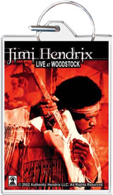 Jimi Hendrix Woodstock Keychain