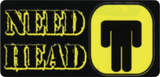 Need Head - 3 1/2" X 2 1/2" - Sticker