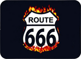 Route 666 - Mini Sticker - 2" X 2 3/4"