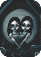 Big Eyed Twins - Mini Sticker - 2" X 2 3/4"