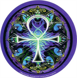 Mikio Kennedy - Ankh Round Sticker - 2 1/2" Round