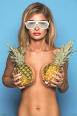 Pineapple Girl Poster 24in x 36in Image