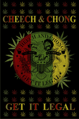 Cheech & Chong Get It Legal Logo Poster 24in x 36in Image