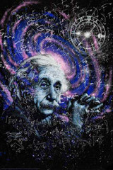 Einstein Theory Poster by: Stephen Fishwick 24-by-36 Inches Image