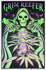 Product Image for Grim Reefer Black Light Poster