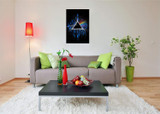Dark Side Poster by: Stephen Fishwick Displayed on Wall Image