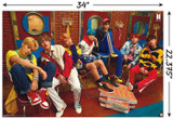 BTS (Bangtan Boys) - Crew Poster Image with Measurements