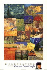 Celebrating 150 Years of Vincent Van Gogh 36x24 Art Print Poster
