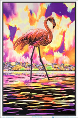 Product Image for Flamingo Black Light Poster