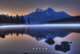 Dream - Mountains Landscape Poster 36 x 24in