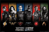 Justice League - Logos Poster 22.375" x 34" Image