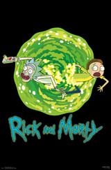 Rick and Morty - Portal Poster 22.375" x 34" Image