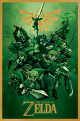 The Legend of Zelda Poster 24" x 36" Image
