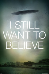 X-Files ?û Still Want Saucer Poster 24" x 36" Image