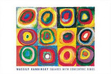 Poster- Kandinsky Concentric Poster 24" x 36" Image