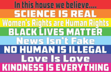 In This House We Believe Mini Poster - 11" x 17"