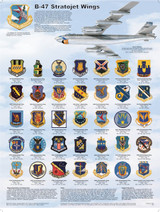 B-47 Stratojet Wings Educational Poster 18x24